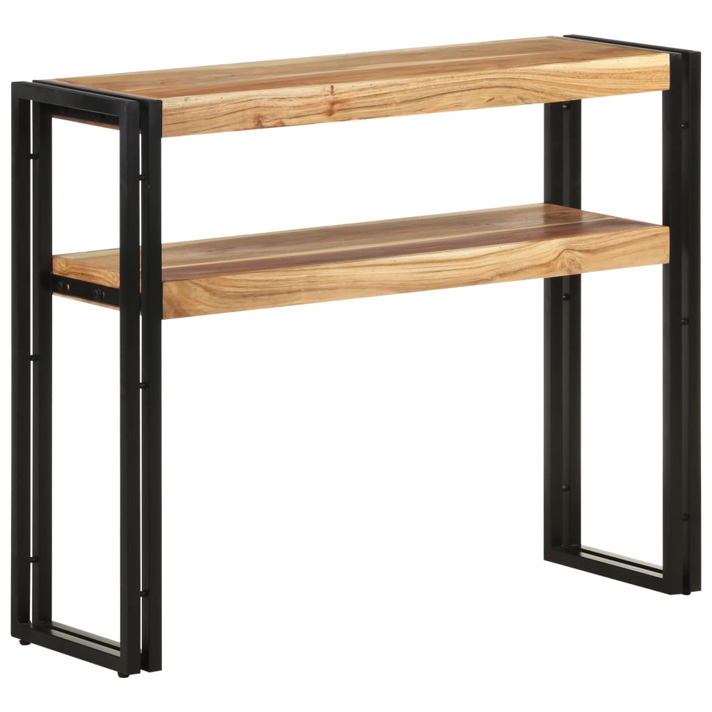 Tavolo Consolle 90x30x75 cm in Legno Massello di Acacia | homemem39
