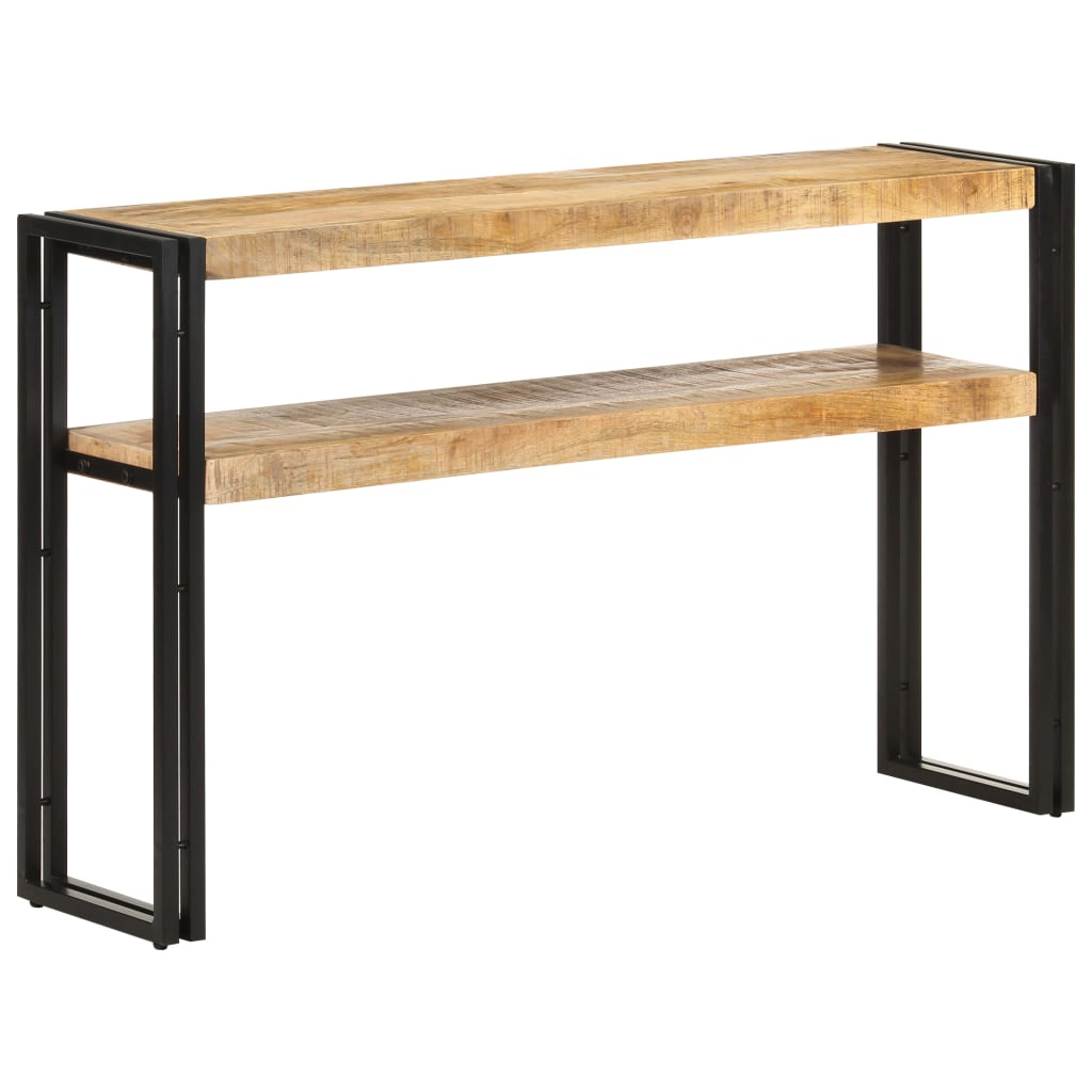 Tavolo Consolle 120x30x75 cm in Legno di Mango Grezzo | homemem39