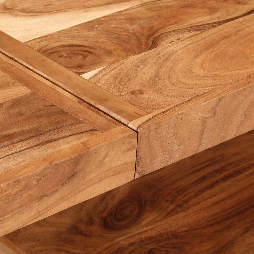 Tavolo Consolle 150x30x75 cm in Legno Massello di Acacia - homemem39