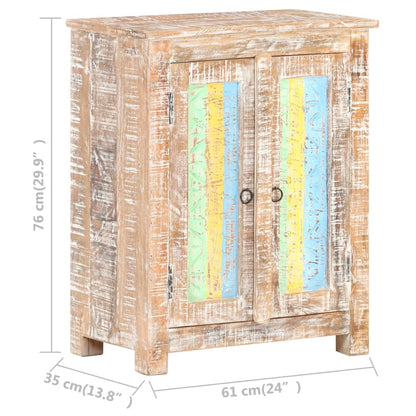 Credenza 61x35x76 cm in Legno Grezzo di Acacia | homemem39