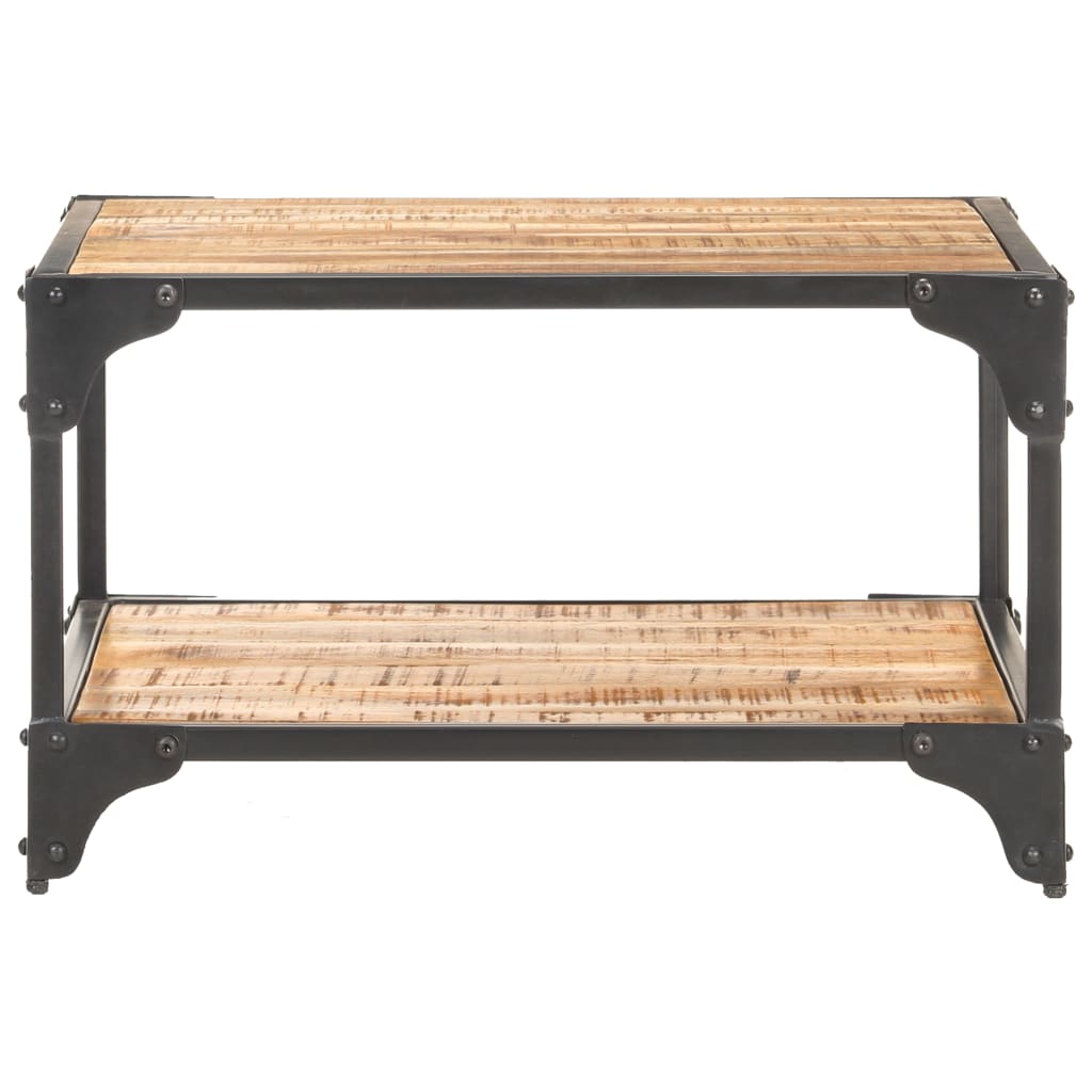 Tavolino da Salotto 60x60x35 cm in Legno Massello di Mango | homemem39