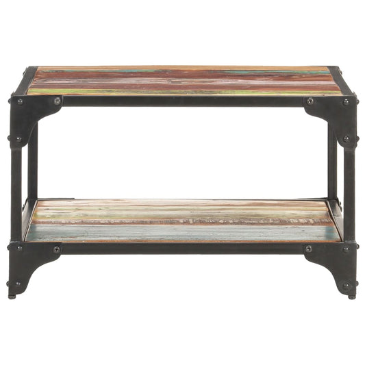 Tavolino da Salotto 60x60x35 cm in Legno Massello di Recupero | homemem39