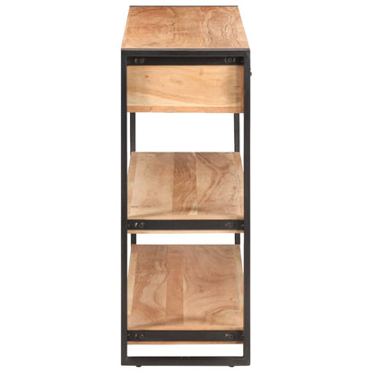 Credenza 120x30x75 cm in Legno Massello di Acacia - homemem39