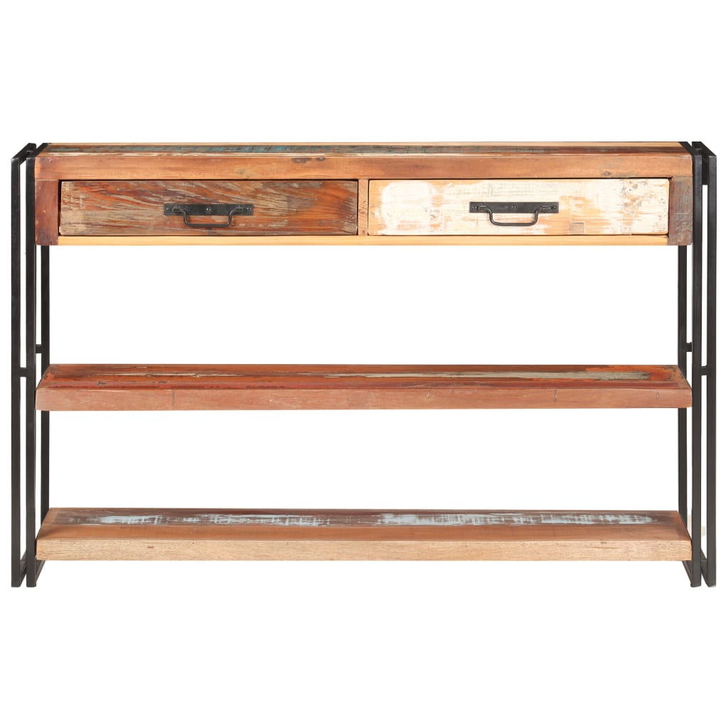 Credenza 120x30x75 cm in Legno Massello di Recupero - homemem39