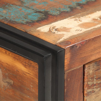 Credenza 120x30x75 cm in Legno Massello di Recupero - homemem39