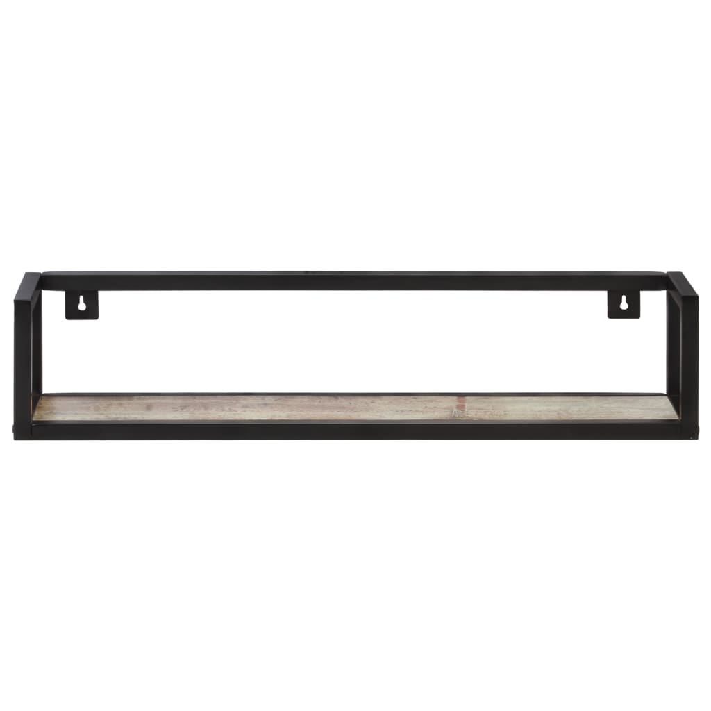 Mensole a Muro 2 pz 80 cm in Legno Massello di Recupero | homemem39