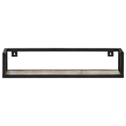 Mensole a Muro 2 pz 80 cm in Legno Massello di Recupero | homemem39