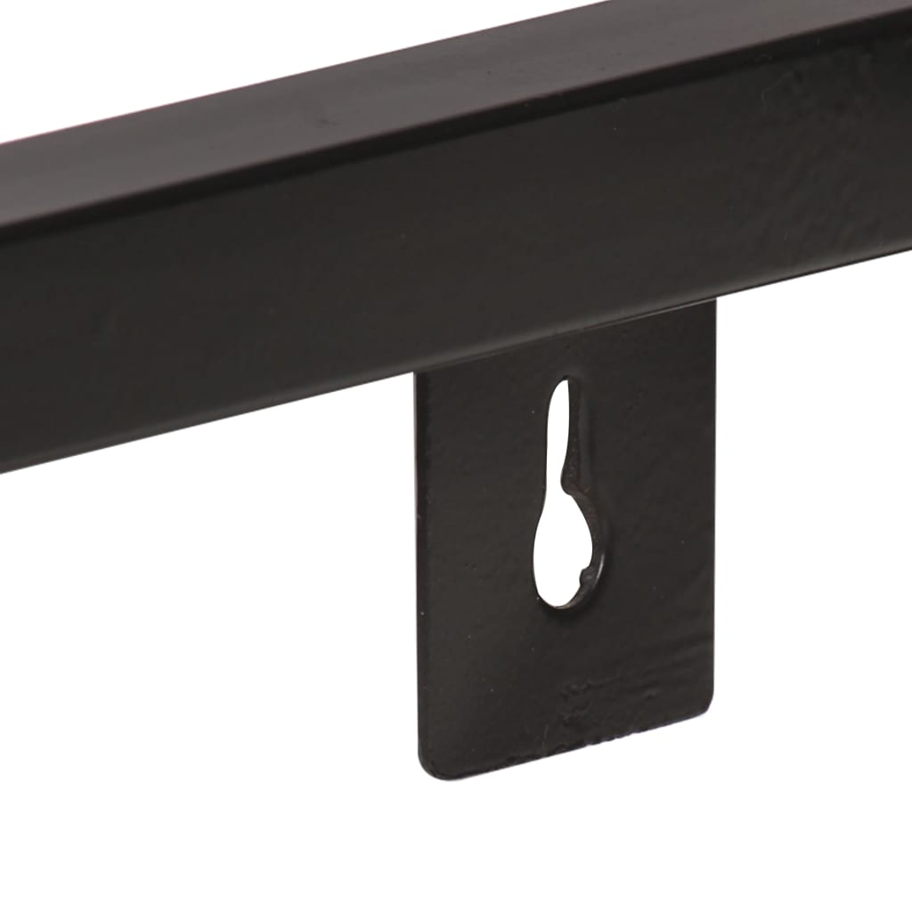Mensole a Muro 2 pz 120 cm in Legno di Mango Grezzo | homemem39
