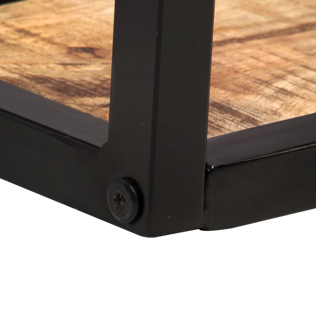 Mensole a Muro 2 pz 120 cm in Legno di Mango Grezzo | homemem39