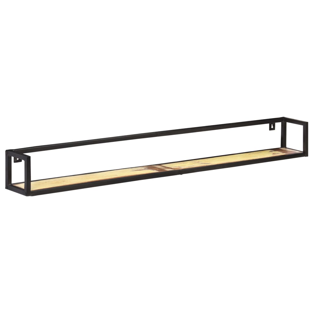 Mensole a Muro 2 pz 160 cm in Legno Massello di Recupero | homemem39