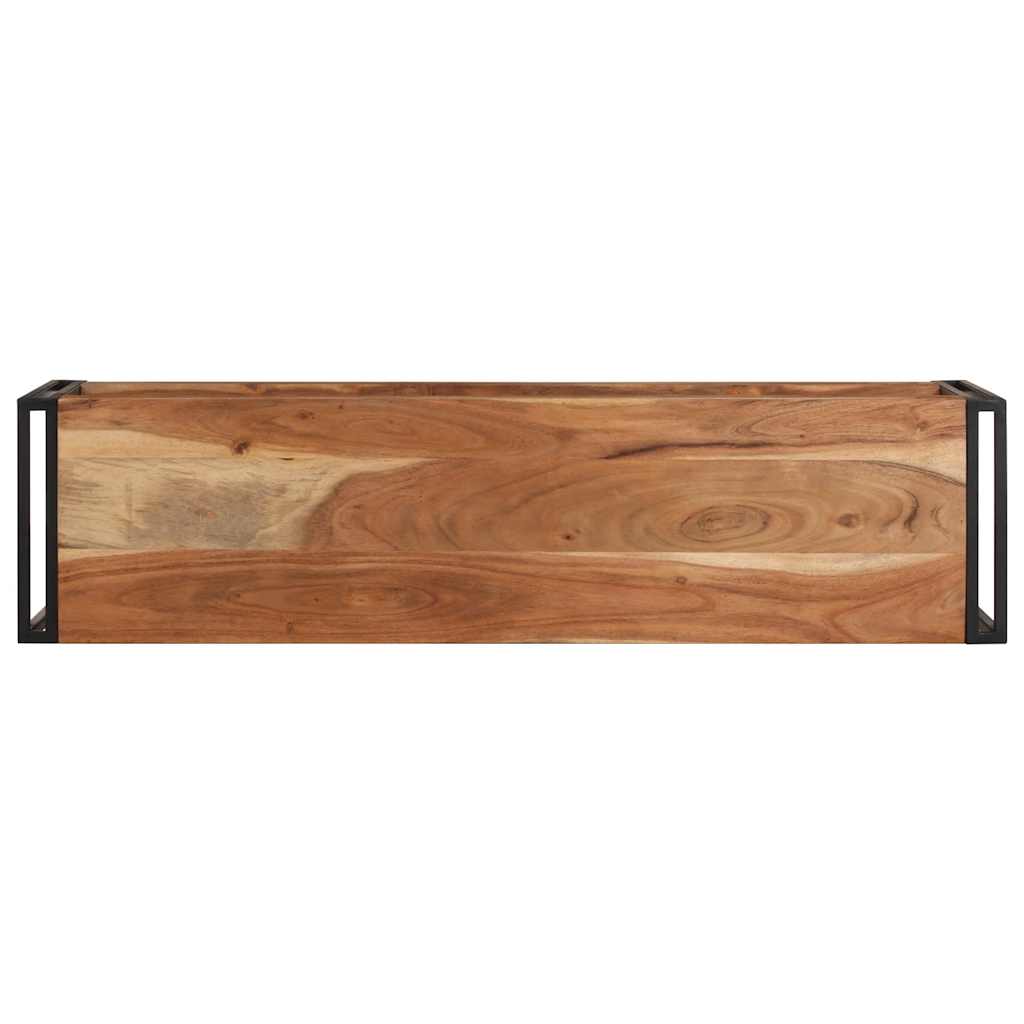 Mobile Porta TV 120x30x40 cm in Legno Massello di Acacia