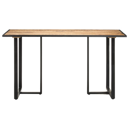 Tavolo da Pranzo 140 cm in Legno di Mango Grezzo | homemem39