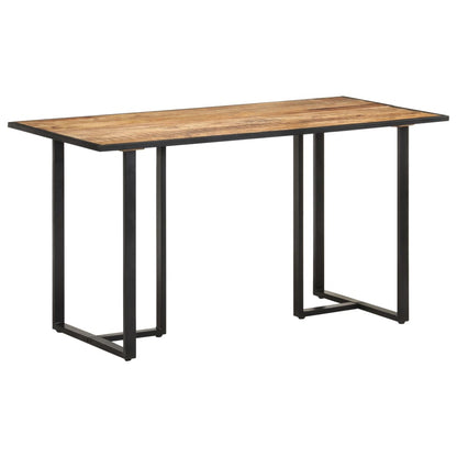 Tavolo da Pranzo 140 cm in Legno di Mango Grezzo | homemem39
