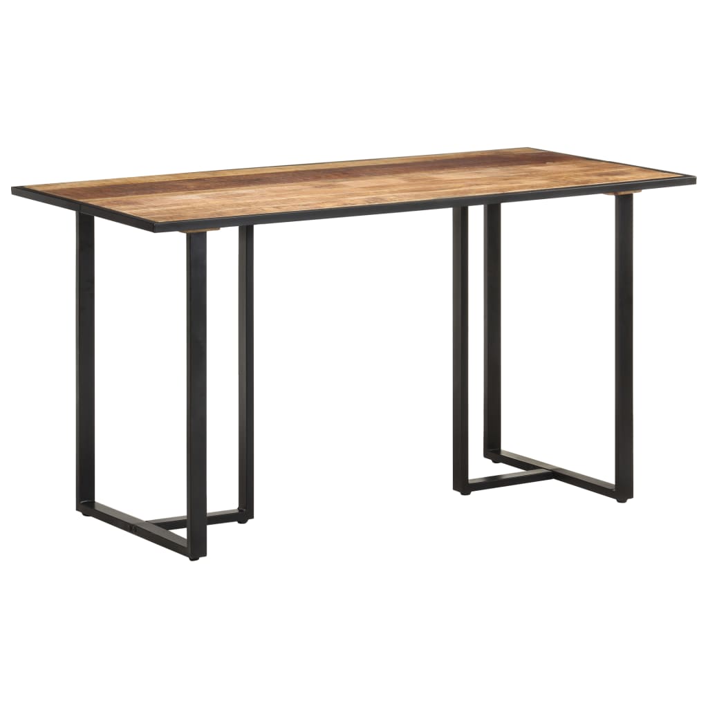 Tavolo da Pranzo 140 cm in Legno di Mango Grezzo | homemem39
