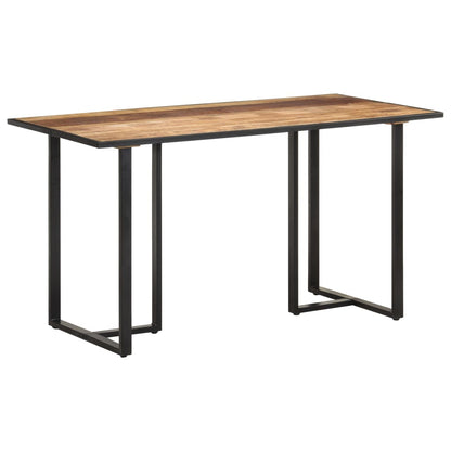 Tavolo da Pranzo 140 cm in Legno di Mango Grezzo | homemem39