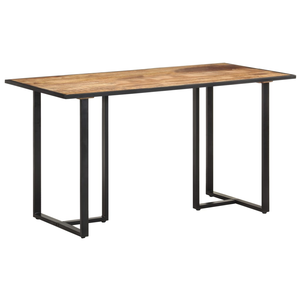 Tavolo da Pranzo 140 cm in Legno di Mango Grezzo | homemem39