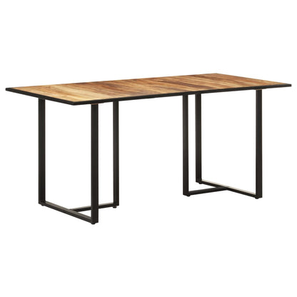 Tavolo da Pranzo 160 cm in Legno Massello di Mango Grezzo | homemem39
