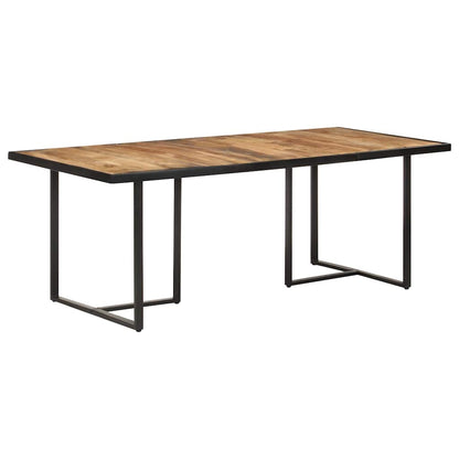 Tavolo da Pranzo 200 cm in Legno di Mango Grezzo