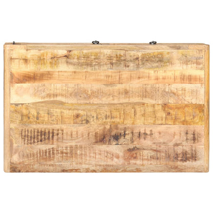 Tavolino da Salotto 90x60x29 cm in Legno di Mango Grezzo | homemem39