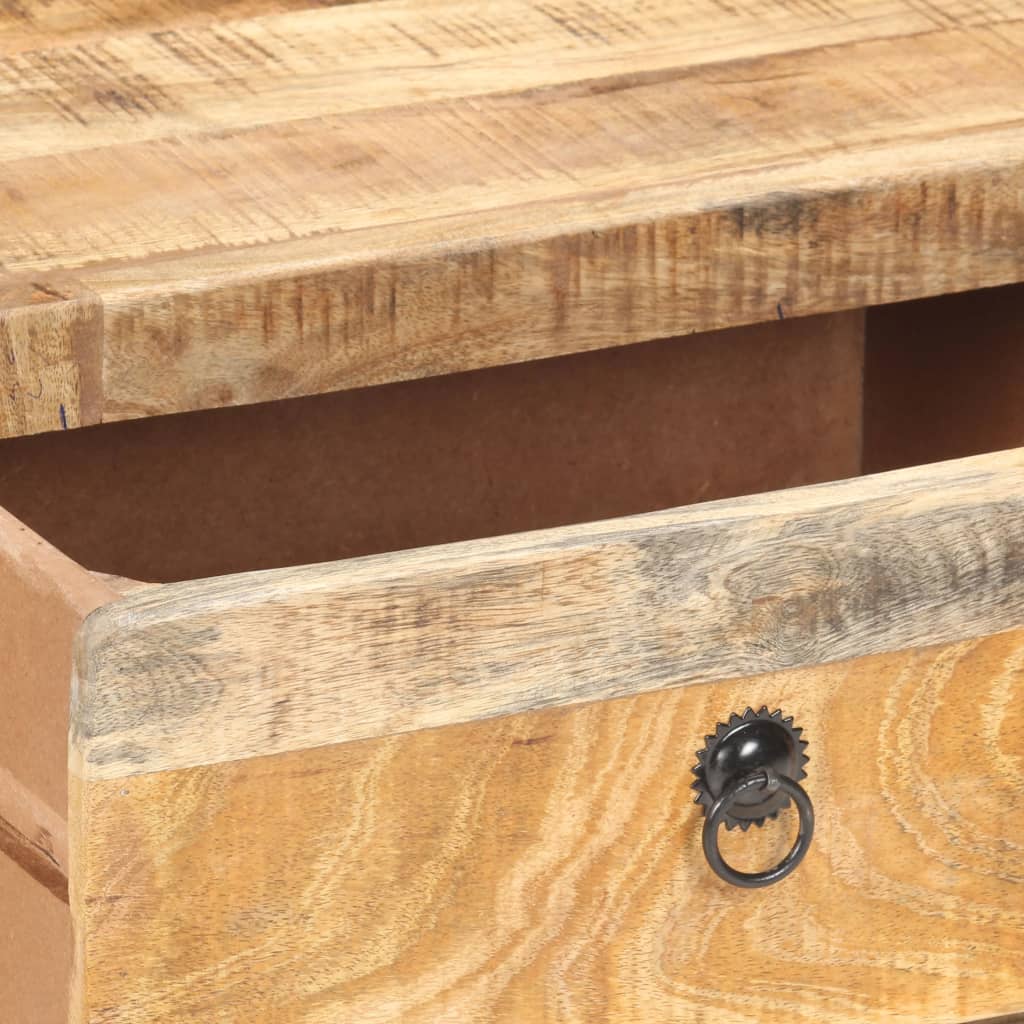 Tavolino da Salotto 90x60x29 cm in Legno di Mango Grezzo | homemem39