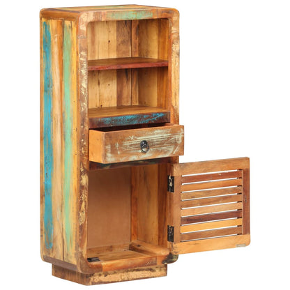 Credenza Alta 45x32x110 cm in Legno Massello di Recupero | homemem39