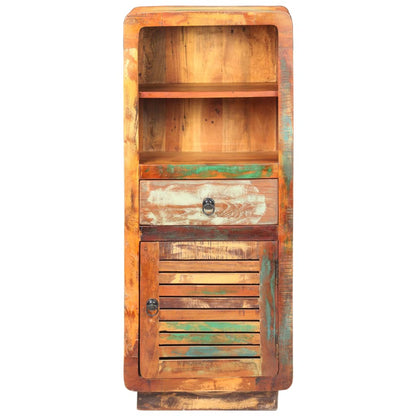 Credenza Alta 45x32x110 cm in Legno Massello di Recupero | homemem39