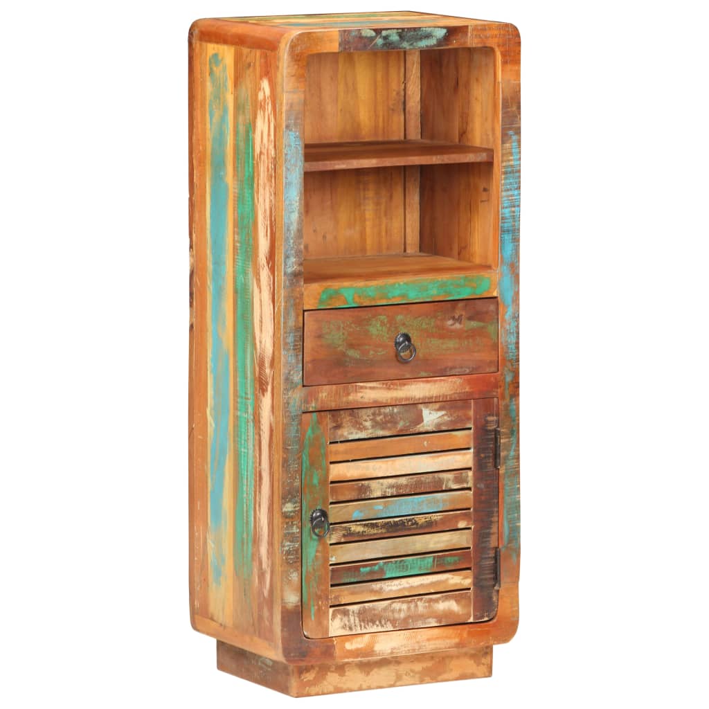 Credenza Alta 45x32x110 cm in Legno Massello di Recupero | homemem39