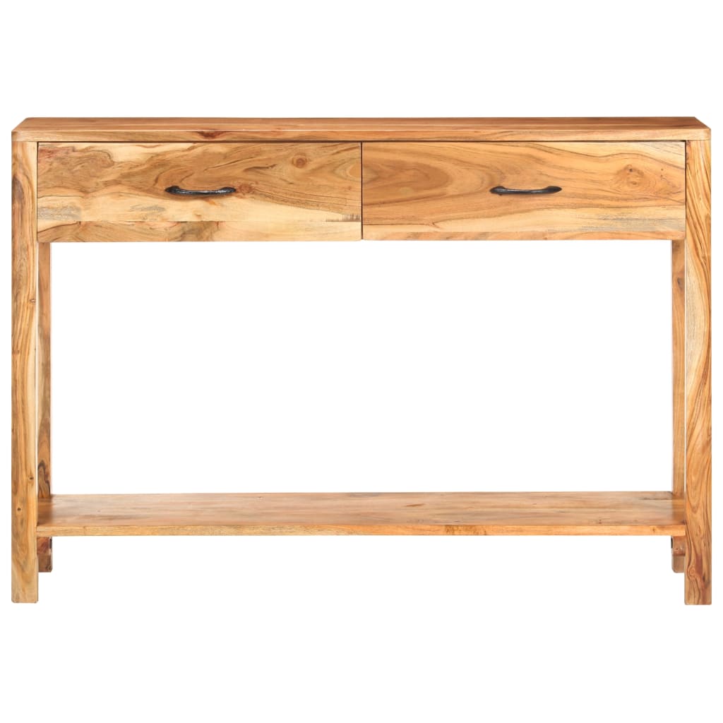 Credenza 110x30x75 cm in Legno Massello di Acacia - homemem39