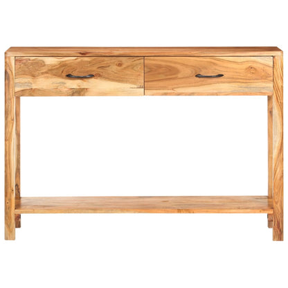 Credenza 110x30x75 cm in Legno Massello di Acacia - homemem39