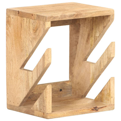 Supporto Skateboard da Parete 25x20x30 cm in Legno di Mango