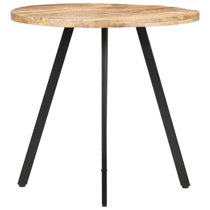 Tavolo da Pranzo 80 cm in Legno di Mango Grezzo | homemem39