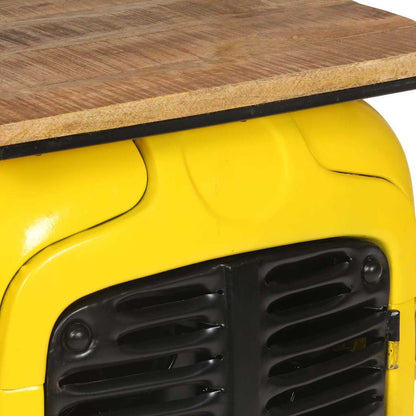 Cantinetta per Vini a Trattore Bianca 49x31x172 cm Mango Grezzo