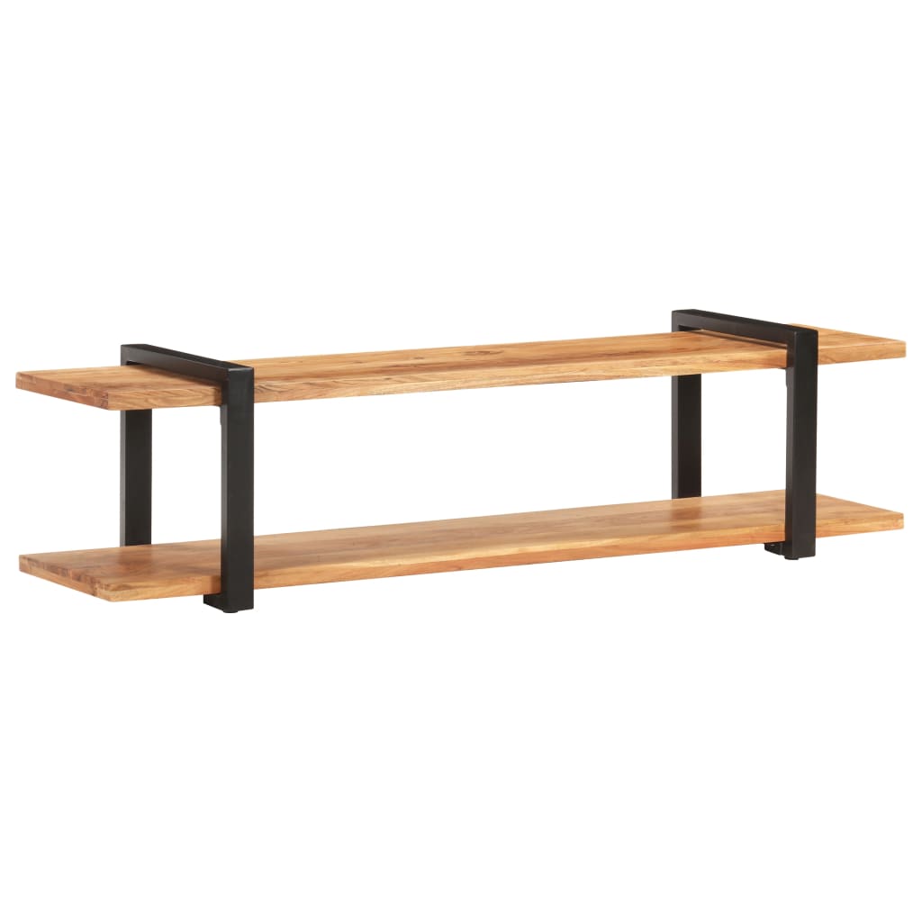 Mobile Porta TV 160x40x40 cm in Legno Massello di Acacia - homemem39