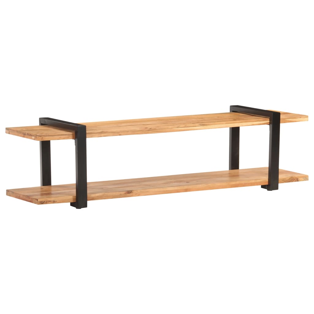 Mobile Porta TV 160x40x40 cm in Legno Massello di Acacia - homemem39