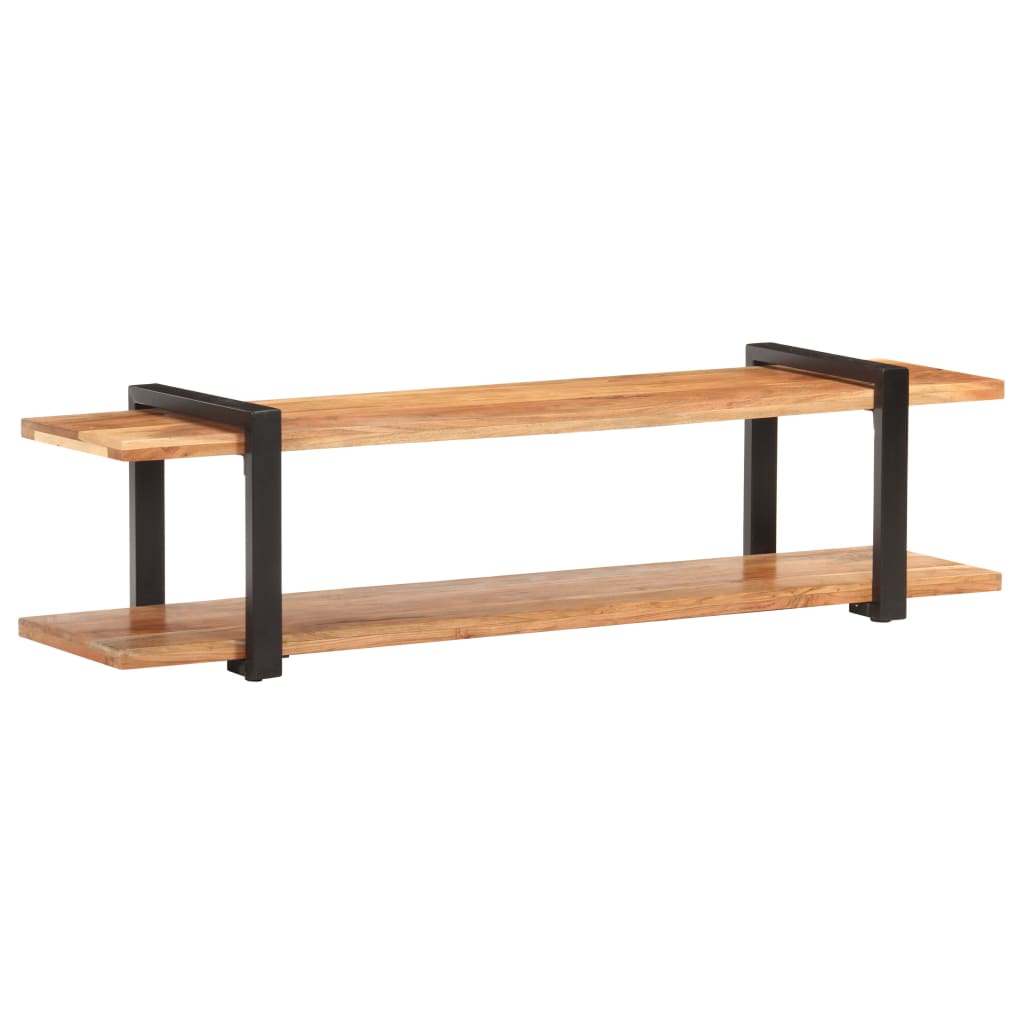 Mobile Porta TV 160x40x40 cm in Legno Massello di Acacia - homemem39