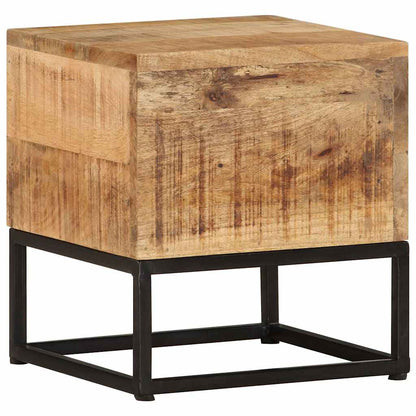 Tavolino 30x30x33 cm in Legno di Mango Grezzo | homemem39