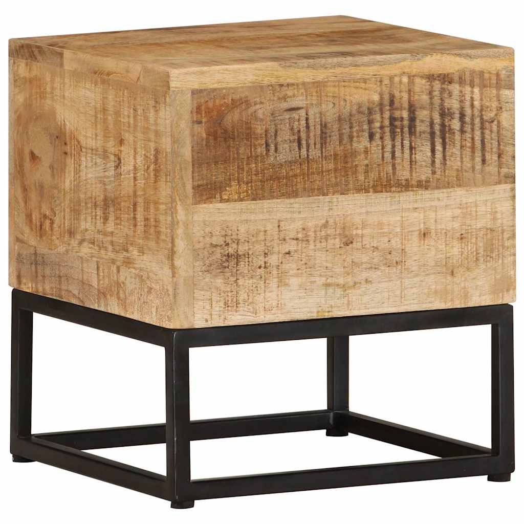 Tavolino 30x30x33 cm in Legno di Mango Grezzo | homemem39
