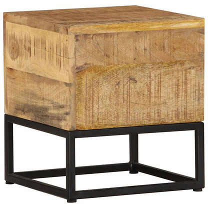Tavolino 30x30x33 cm in Legno di Mango Grezzo | homemem39