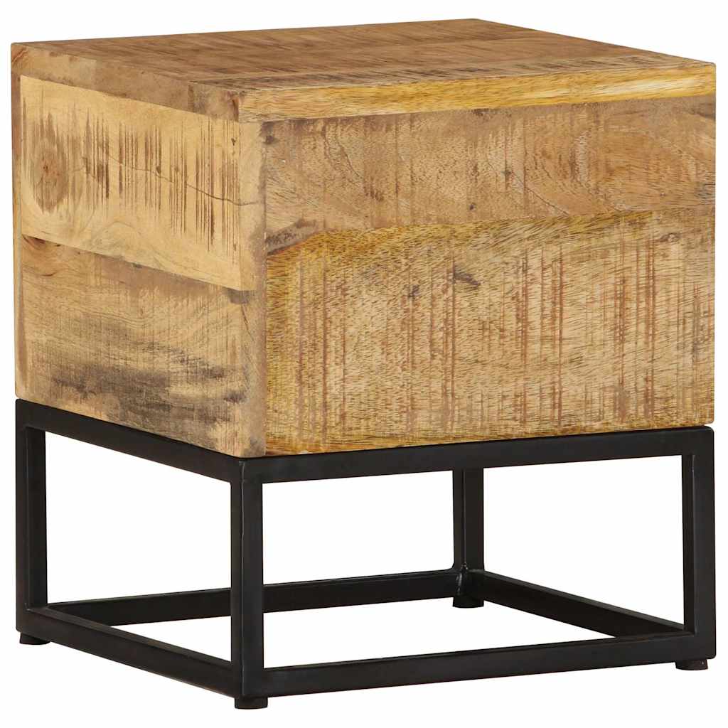 Tavolino 30x30x33 cm in Legno di Mango Grezzo