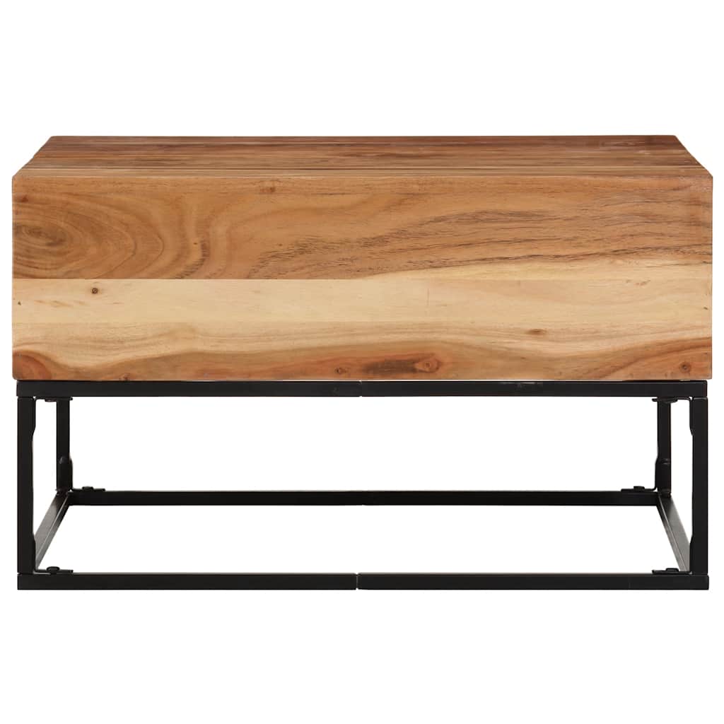 Tavolino da Salotto 68x68x41 cm in Legno Massello di Acacia | homemem39