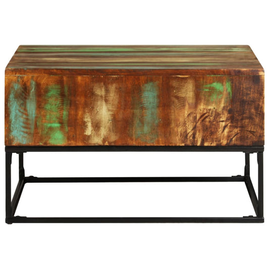 Tavolino da Salotto 68x68x41 cm in Legno Massello di Recupero | homemem39