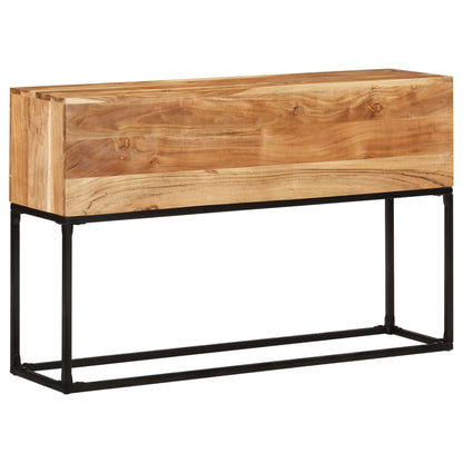 Tavolo Consolle 120x30x75 cm in Legno Massello di Acacia | homemem39