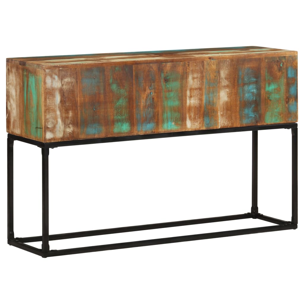 Tavolo Consolle 120x30x75 cm in Legno Massello di Recupero | homemem39