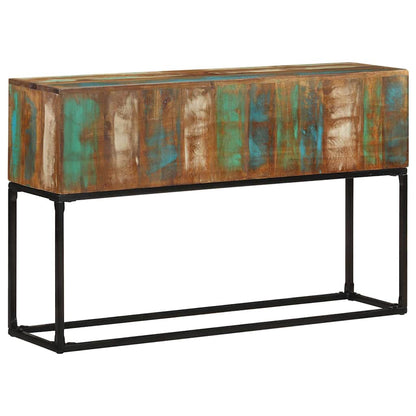 Tavolo Consolle 120x30x75 cm in Legno Massello di Recupero