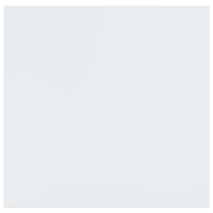 Scaffale a Parete Bianco Lucido 23x23,5x3,8 cm in MDF | homemem39