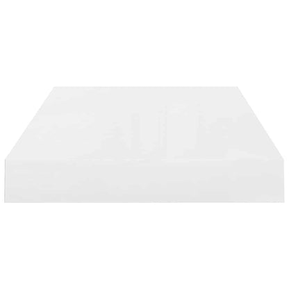 Scaffale a Parete Bianco Lucido 40x23,5x3,8 cm in MDF | homemem39
