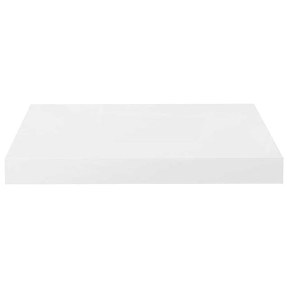 Scaffali a Parete 4 pz Bianco Lucido 40x23,5x3,8 cm in MDF