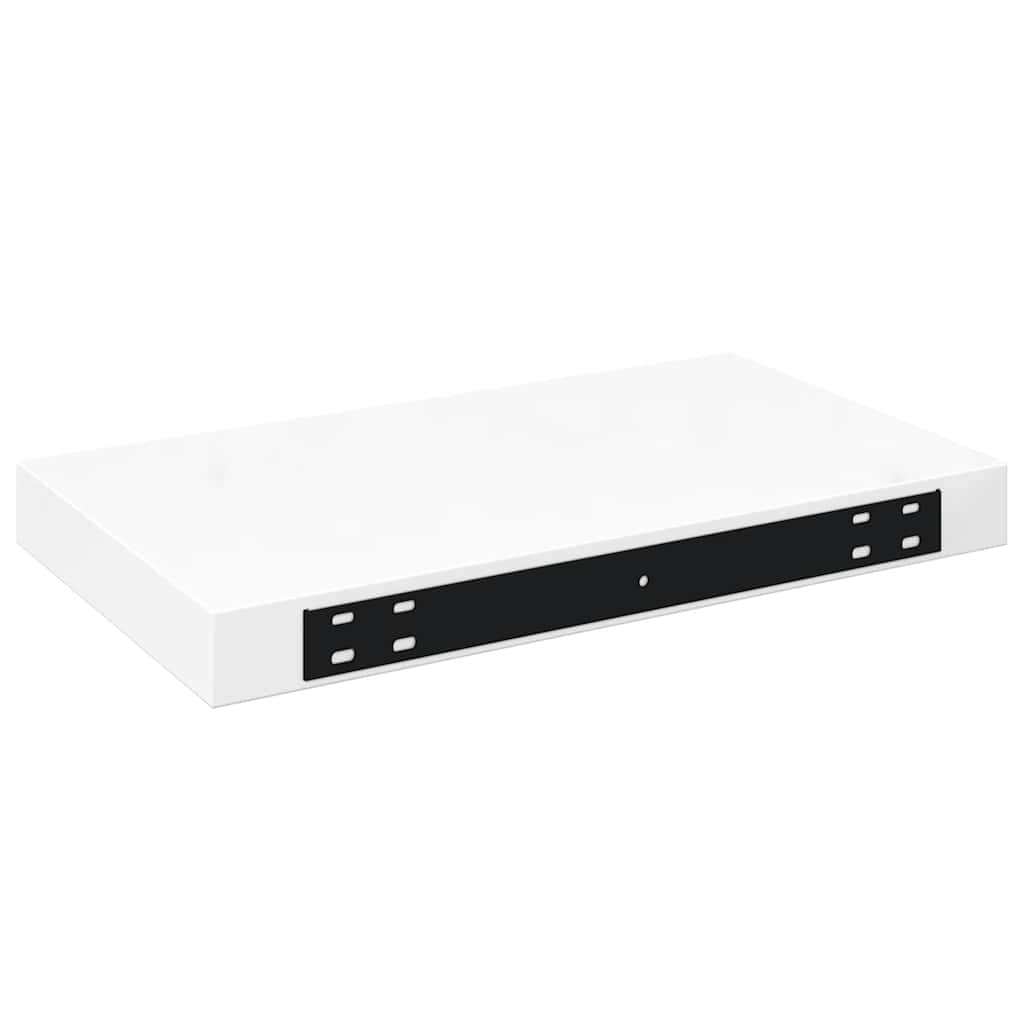 Scaffali a Parete 4 pz Bianco Lucido 40x23,5x3,8 cm in MDF | homemem39