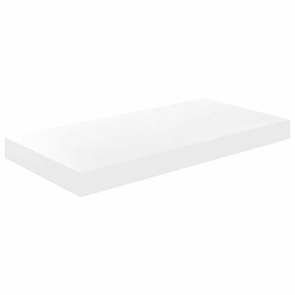 Scaffali a Parete 4 pz Bianco Lucido 50x23,5x3,8 cm in MDF | homemem39