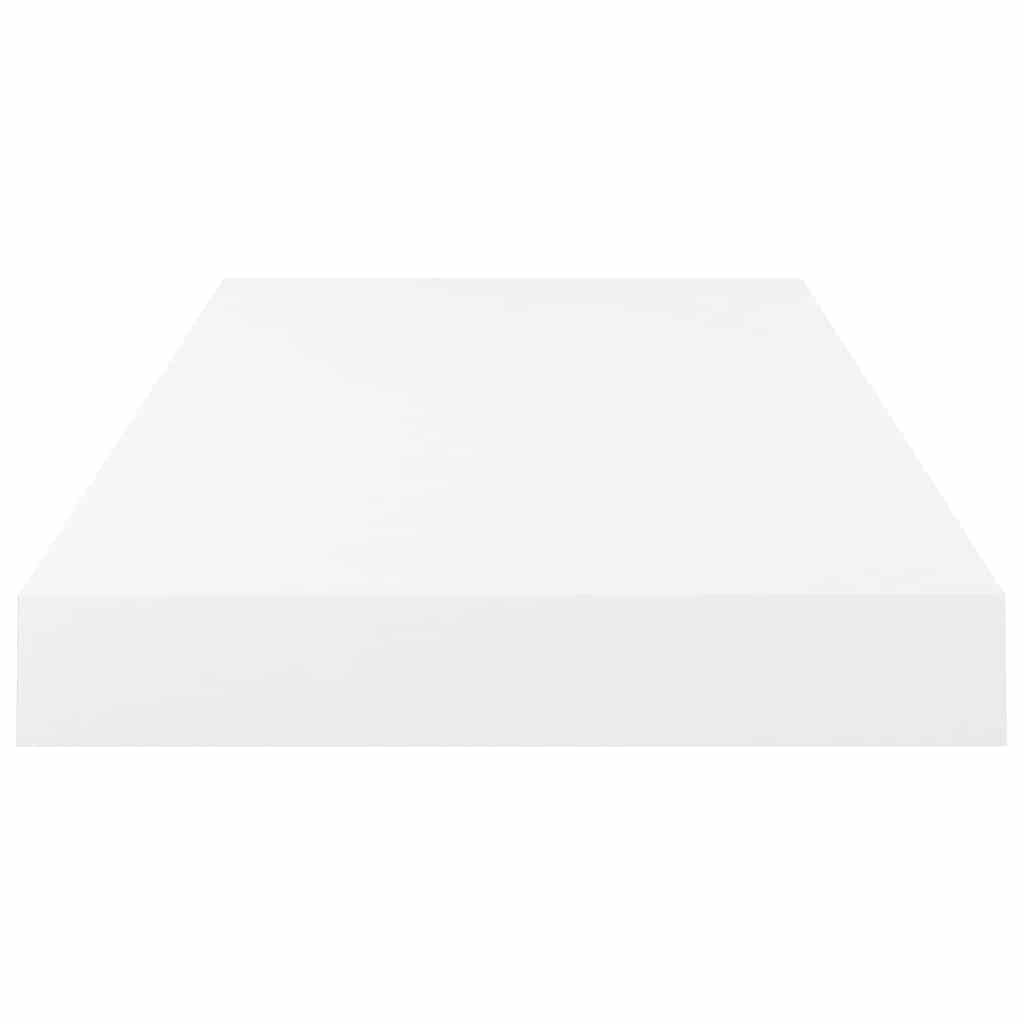 Scaffali a Parete 4 pz Bianco Lucido 50x23,5x3,8 cm in MDF